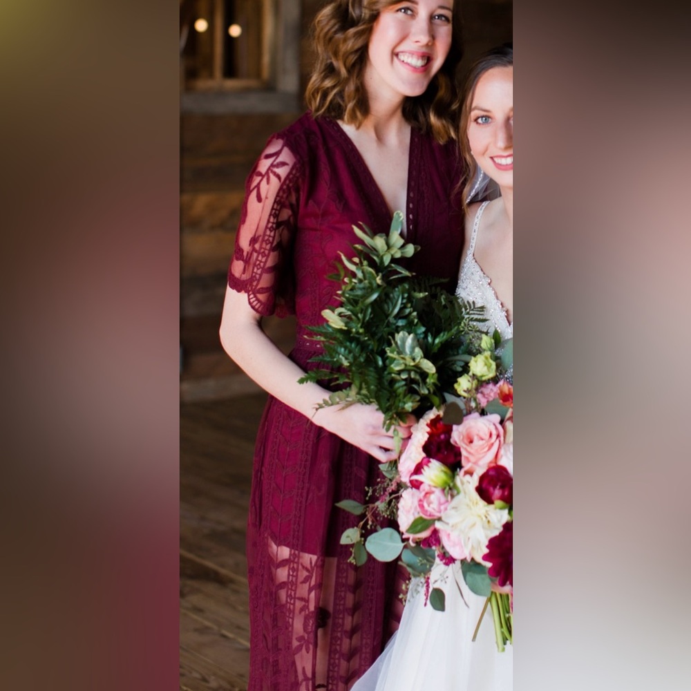 Maroon Dress